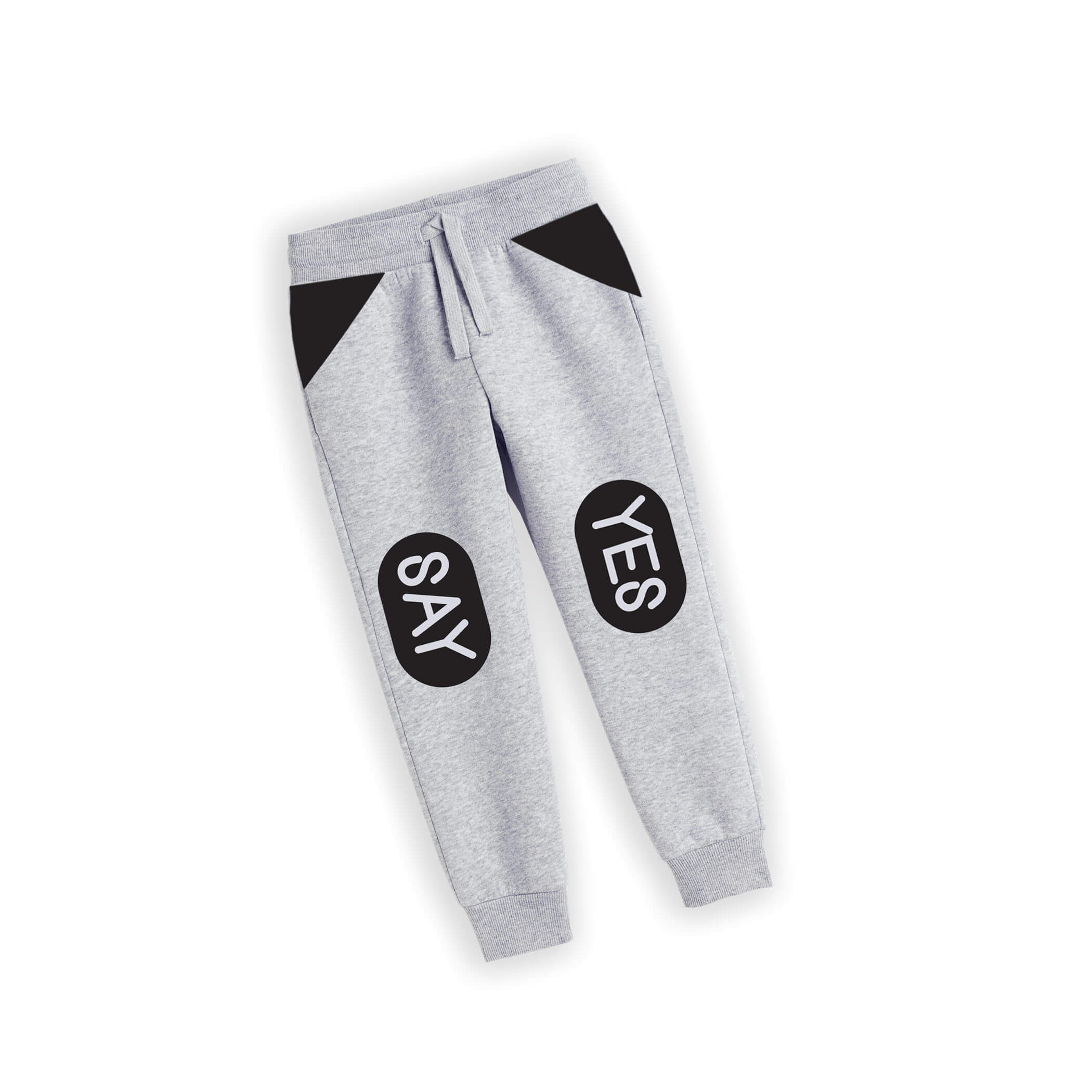 LC-260725-Say Yes Fleece Trouser -Light gray