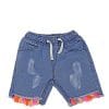 Hip-Hop-Party-Wear-Denim-Short---Light-Blue
