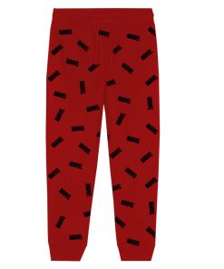 Marvel-Allover-Fleece-Trouser---Red
