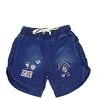Stylish-Round-Bottom-Denim-Short---Dark-Blue