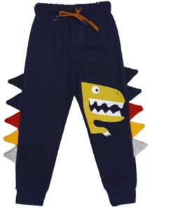 3D Dino Fleece Trouser – Navy Blue