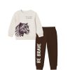 Be-Brave-Fleece-Tracksuit---Skin-&-Dark-Brown