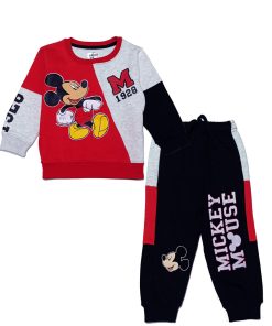 M1928 Cross Penal Fleece Tracksuit - Red & Black