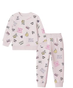 Super Cool All over Fleece Tracksuit - Skin