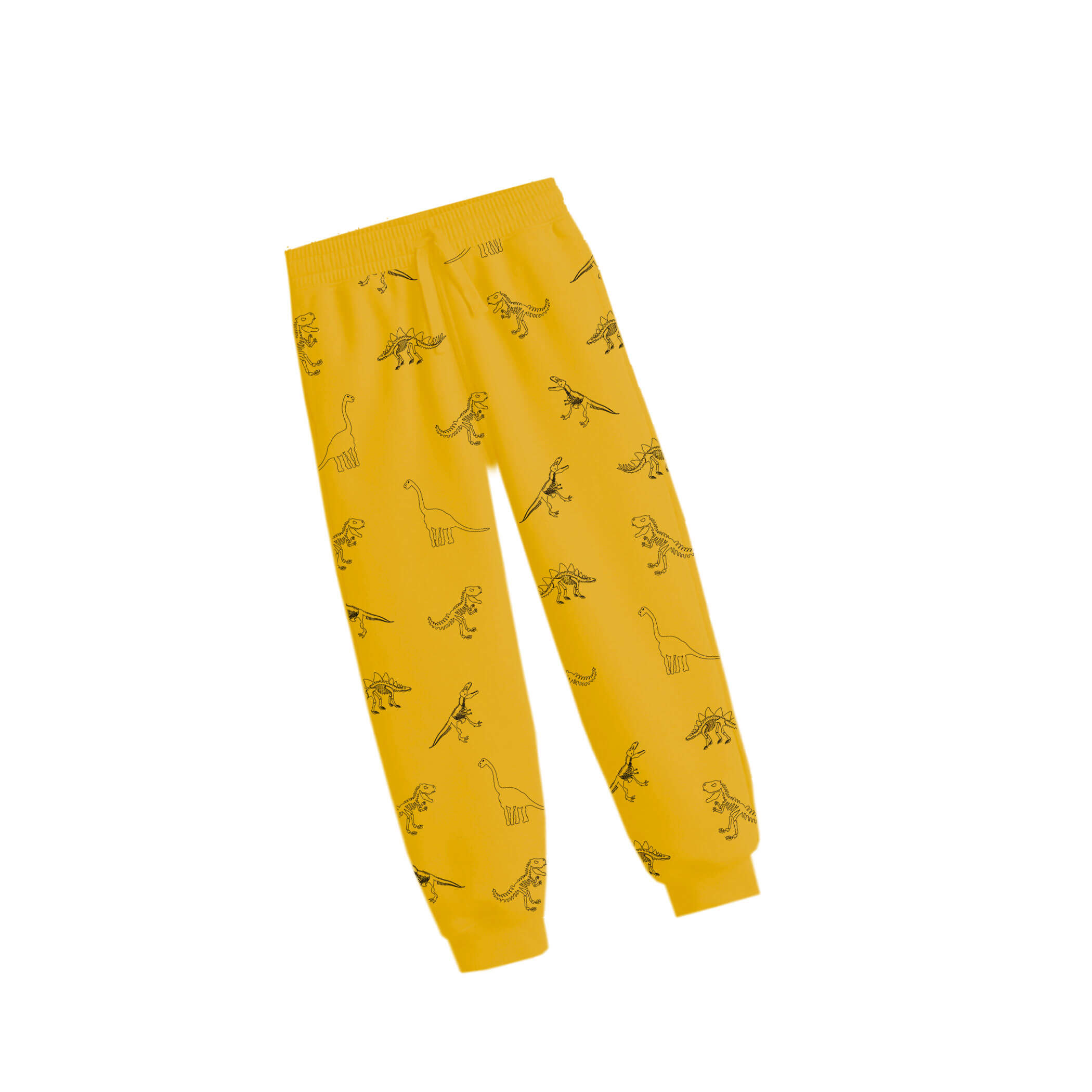 Wild-Animals-Allover-Fleece-Trouser-Heder-Mustard