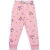 Winter Florals Fleece Trouser - peach