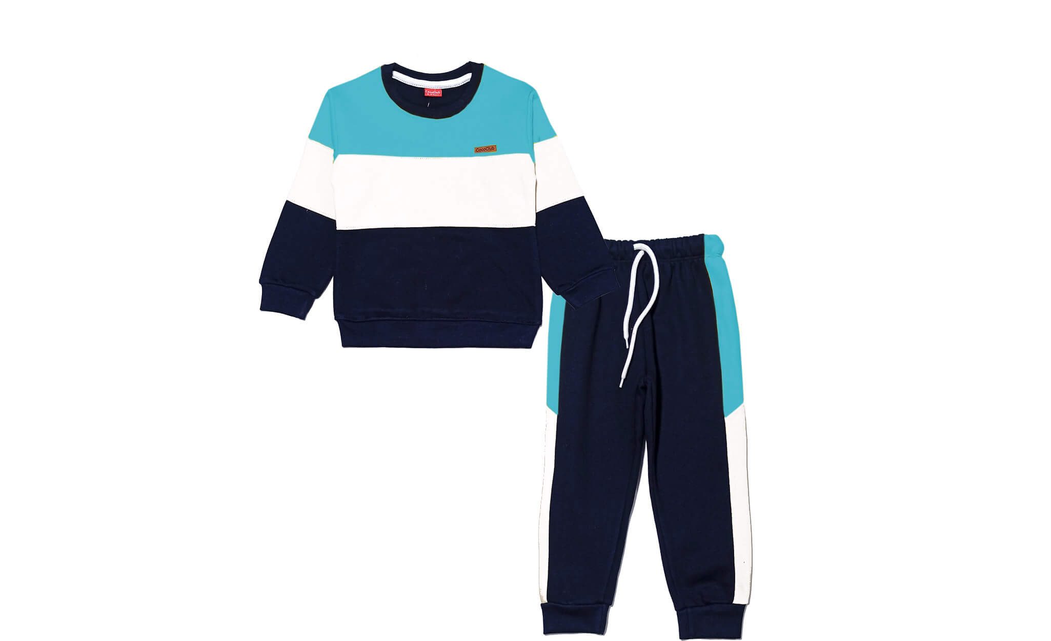 Always-Trendy-Pennal-Tracksuit---Ferozi-White-Black