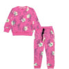 Brave Rabbit Fleece Tracksuit - Pink
