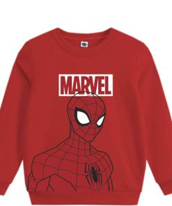 Kids Charactor Fashion Fleece Sweatshirt - Red