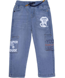 Super Dude Denim Pant - Sky Blue