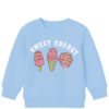 Sweet Energy Sequins Icecream Sweatshirt - Sky Blue