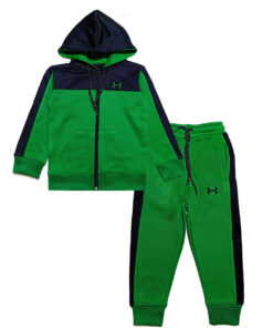 UA Poluster Fleece Hoodie Tracksuit - Green