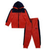 UA Poluster Fleece Hoodie Tracksuit - Red