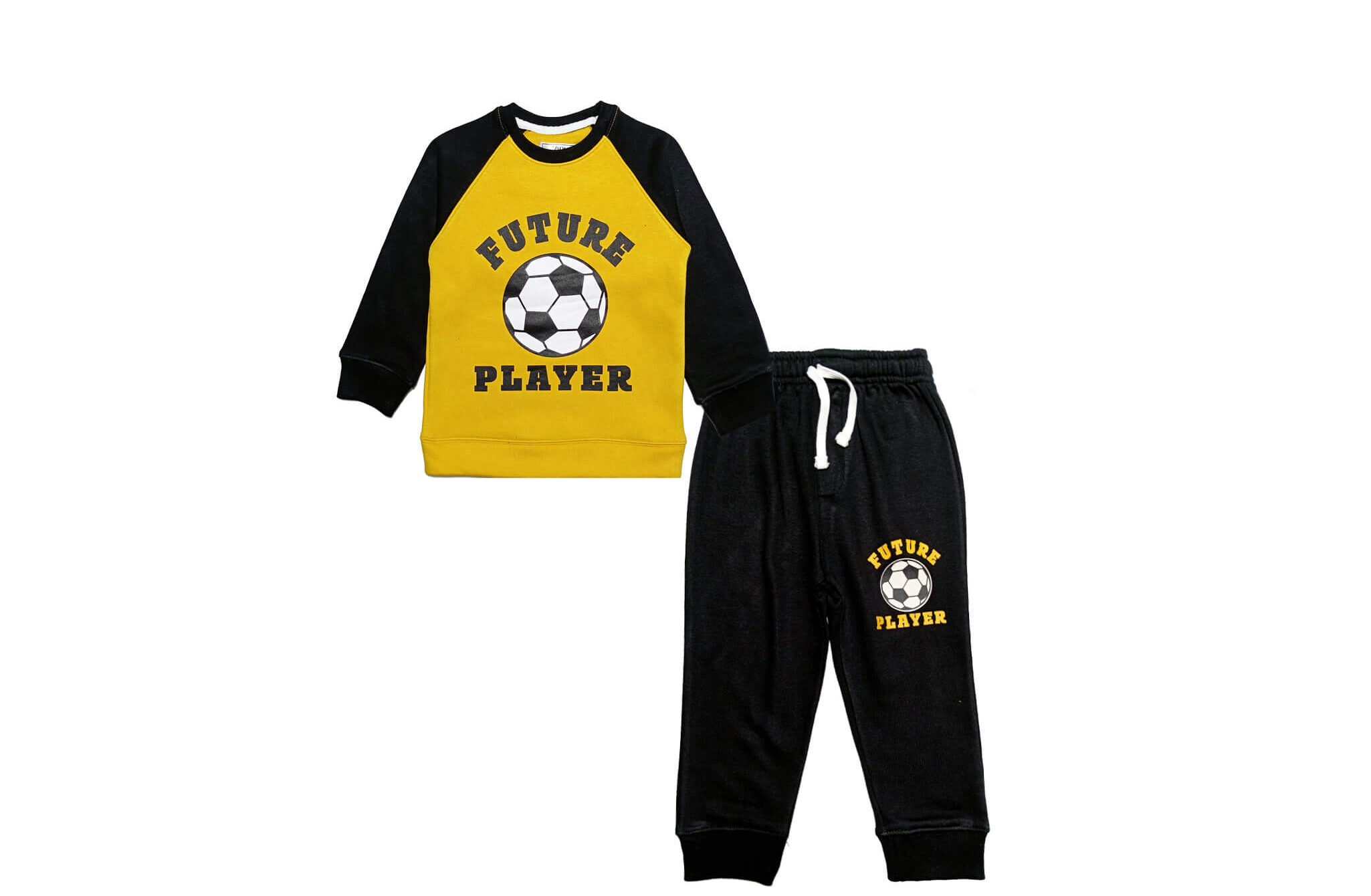 Future-Players-Fleece-Tracksuit---Yellow-&-Black