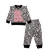 Kindness-Paw-Print-Frill-Style-Fleece-Tracksuit-White