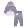 Little Bunny Hoodie Tracksuit - Smoke Grey