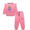 Little Princess Frill Sleeves Tracksuit - Rose Pink