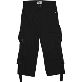 Multi-Pockets-Cargo-Baggy-Denim-Pant-Black - Copy