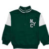 Nyc-Mock-Neck-Fleece-Sweatshirt---Green