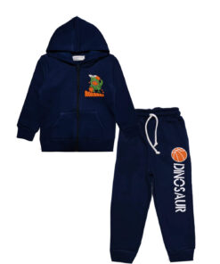 Roar-Dinosaur-Fleece-Hoodie-Tracksuit---Navy-Blue