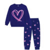 Splended Hearts FleeceTracksuit - Ink Blue