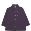 Stylish-Round-Coller-Fleece-Coat---Dark-Purple