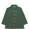 Stylish-Round-Coller-Fleece-Coat-Green