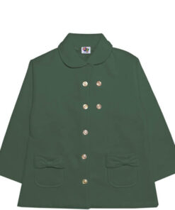 Stylish-Round-Coller-Fleece-Coat-Green