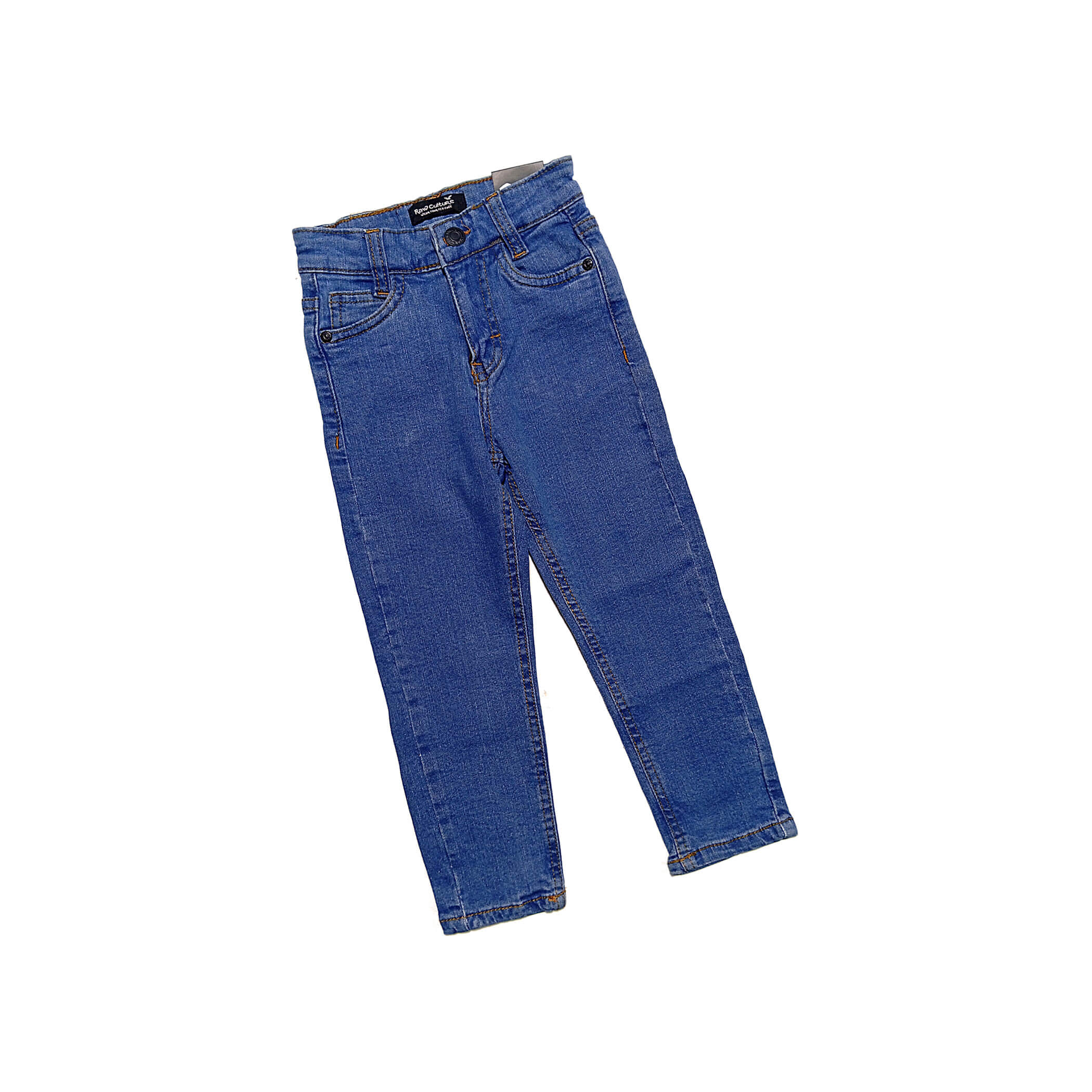 Basic kids Denim Pant - Mid Blue 1