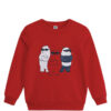 Bear Friends Fleece Sweatshirt - Red