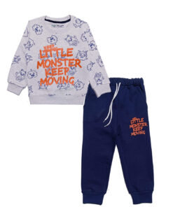 Keep-Moving-Monster-Fleece-Tracksuit-Grey-&-Blue