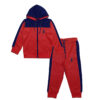 Polo logo Polyter Fleece Hoodie Tracksuit - Red