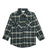 Premium Flannel Fabric Traditional Check Casual Shirt - Olive Green