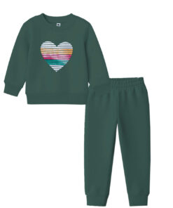 Rainbow-Glitter-Heart-Fleece-Tracksuit-Green