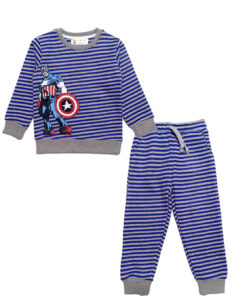 Steel-Man-Blue-Strippes-Fleece-Tracksuit-Blue