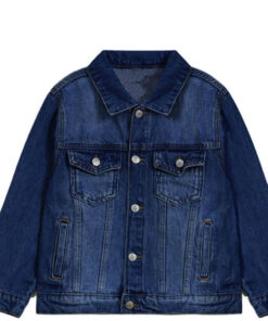 Super Classic Basic Denim Jacket - Dark Blue 1