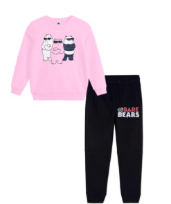 We-Bare-Bears-Fleece-Tracksuit-Baby-Pink-&-Black