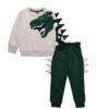 Aggrasive Dino Fleece Tracksuit - Skin & Green