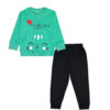 Clever-Cat-Fleece-Tracksuit---Sea-Green-&-Black