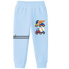 Construction Truck Fleece Trouser - Sky Blue
