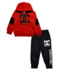 DG Orignal Hoodie Fleece Tracksuit - Red & Black