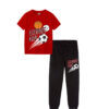 Game On Champ Tee & Trouser - Red & Black