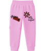Magical Flowers Fleece Trouser - Baby Pink