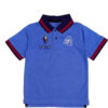 Red Double Tip Colar Polo Shirt - Blue