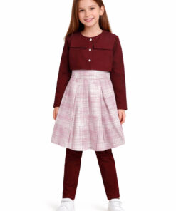 Butterfly Rose Bow 3 Pc Set - Dark Grey