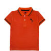 Beach Tree Tipping Colar Polo Shirt – Orange